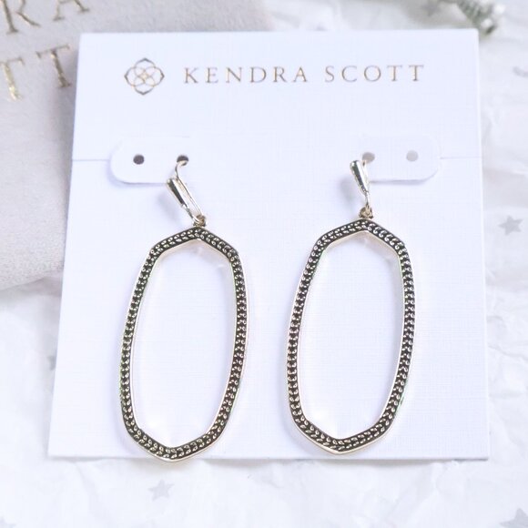 Kendra Scott Gold Drop Earrings 🌼 - Picture 1 of 2